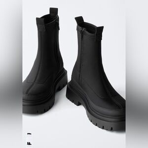 Zara girls water Repellent boots🩷